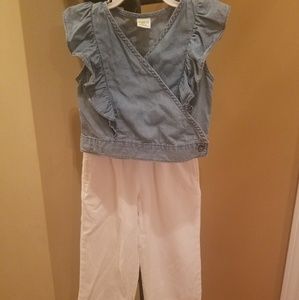 Crazy 8 Denim shirt.